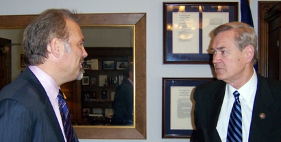 ICC CEO Rick Weiland and U.S. Rep. Dennis Moore