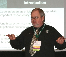 Terrell Stripling at 2009 Codes Forum