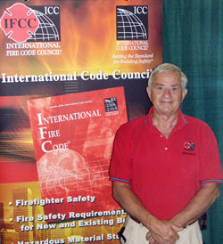 Bob Weitzel at ICC Booth at NYSAFC